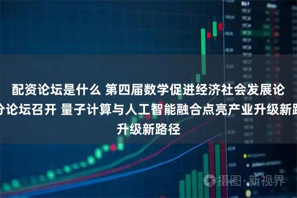 配资论坛是什么 第四届数学促进经济社会发展论坛分论坛召开 量子计算与人工智能融合点亮产业升级新路径